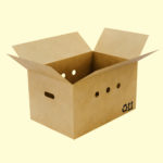 Kartonowe opakowania z wentylacją do transportu roślin