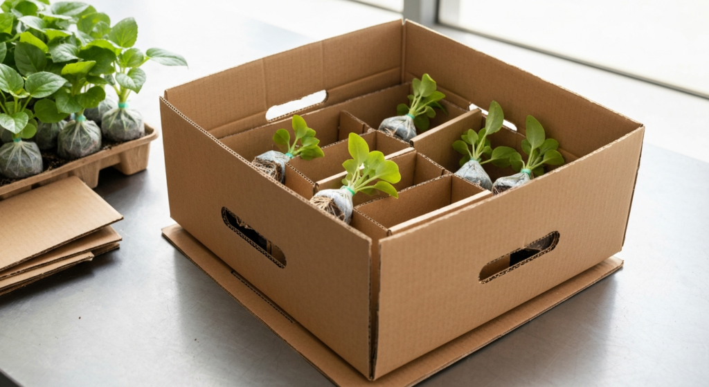 Jak bezpiecznie zapakować sadzonki do wysyłki?